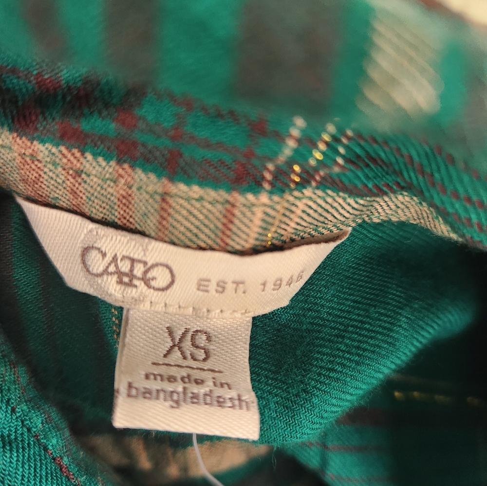 NWT Plaid Long Sleeve Tunic - Picture 3 of 7